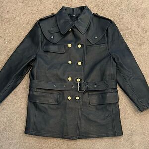 Fantastic German Police 100% Leather Jacket Replica Sz S